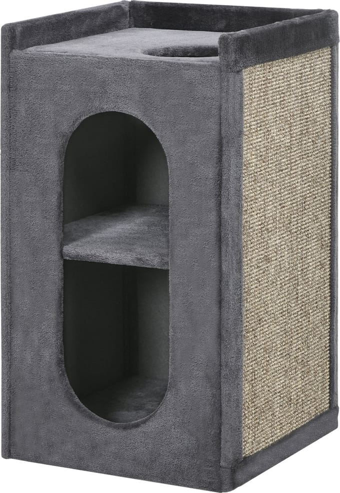 PawHut krabbak - met krabmat - 45L x 45B x 81H cm