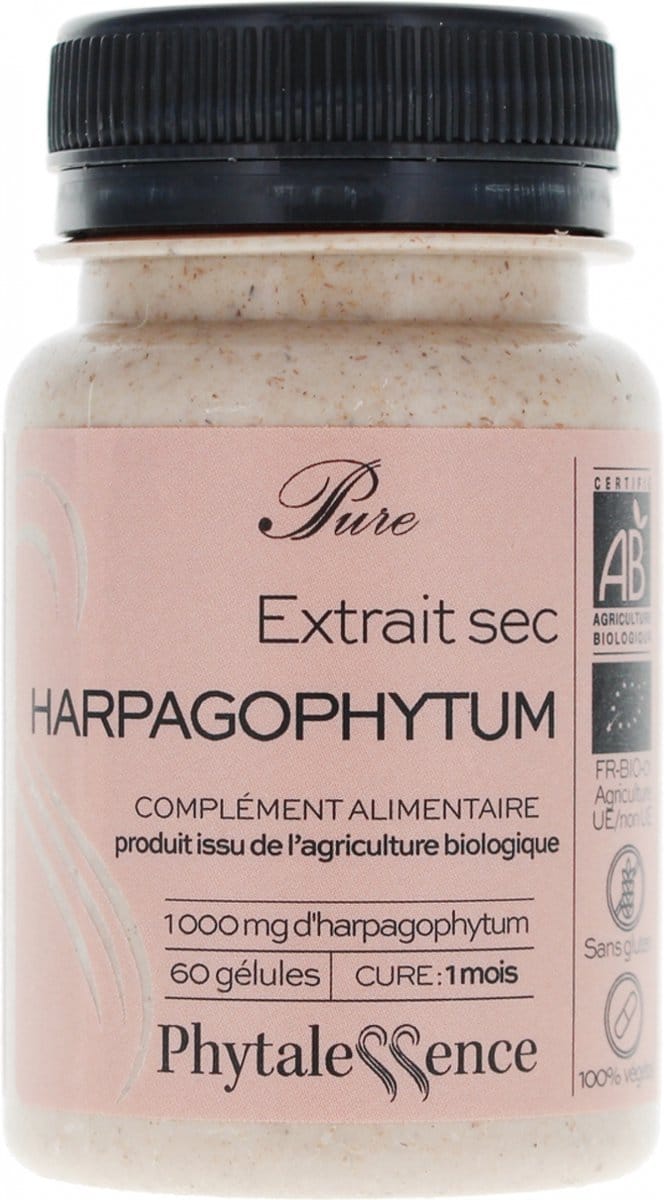 Phytalessence Puur Harpagophytum Biologisch 60 Capsules