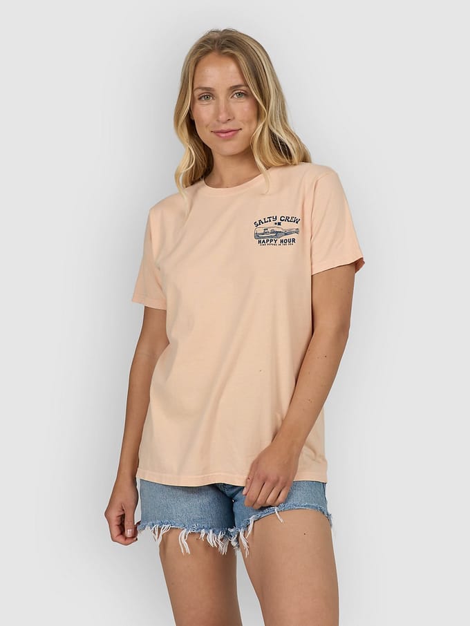 Salty Crew Happy Hour B.F. T-Shirt oranje
