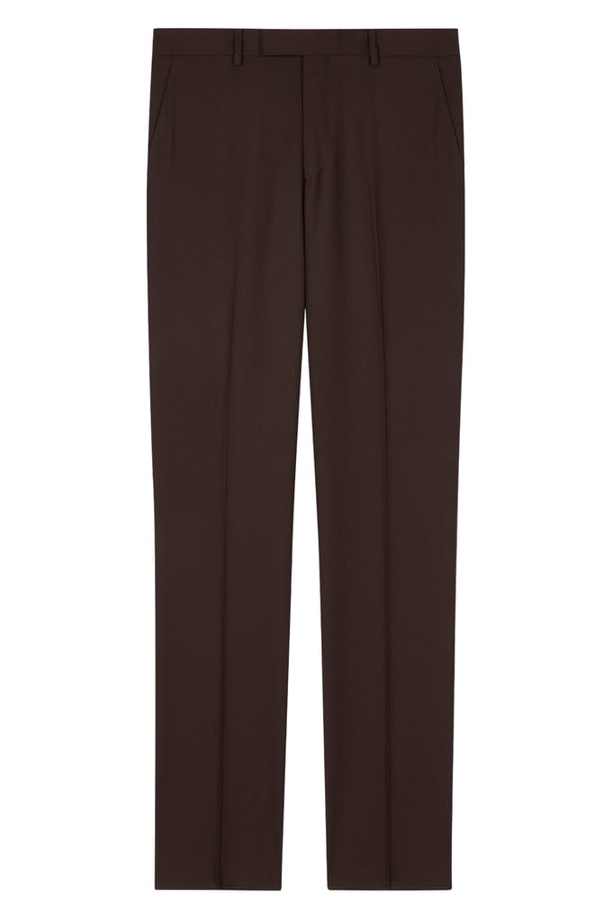 Paul Smith Mens Tailored Fit 2 Button Suit Dark Brown Taglia: 54 | Pantaloni da completo Outlet | Uomo | Marrone
