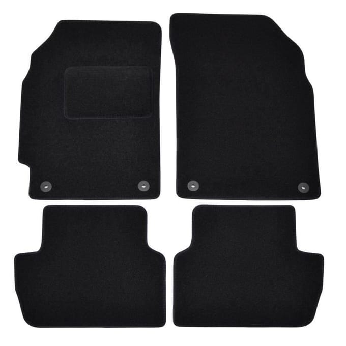Vloermatten - Chevrolet - Spark - Zwart velours - 4 stuks - Exacte pasvorm