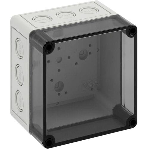 Spelsberg TK PC 1313-10-TM Installatiebehuizing 130 x 130 x 99 Polystereen, Polycarbonaat, Polyurethaan, Polyamide Lichtgrijs 1 stuk(s)