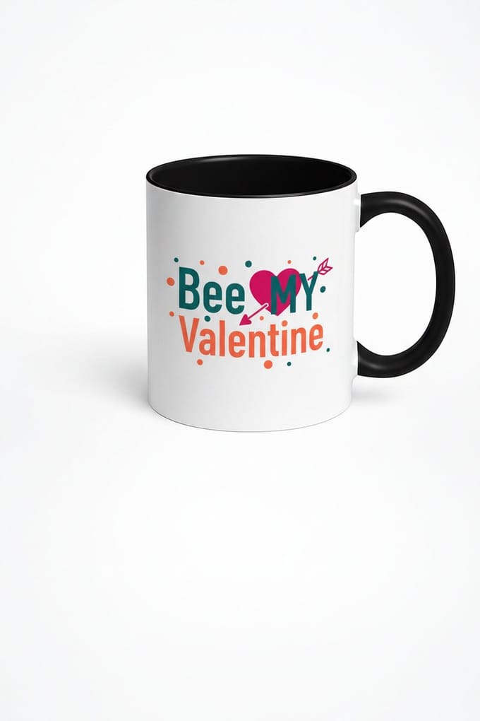 Valentijn Mok 'Bee MY Valentine' | Romantisch Cadeau voor Valentijnsdag