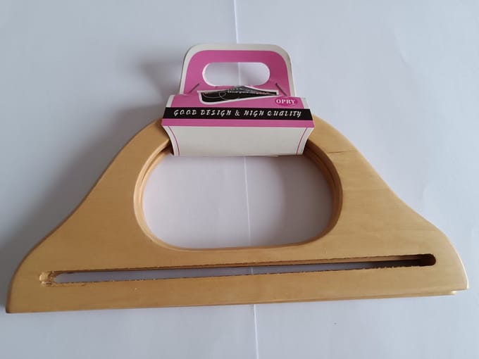 Opry Tasbeugel 1 paar hout 21 cm