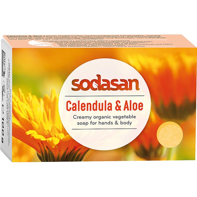 Sodasan Zeep Bar Calendula & Aloe 100g