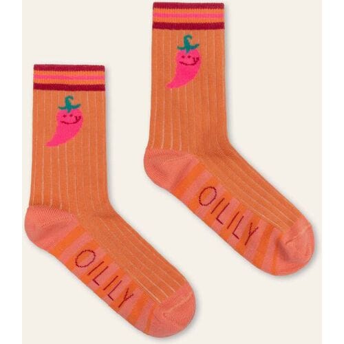 Oilily Mitspepper Sokken- maat29-31 Crabapple