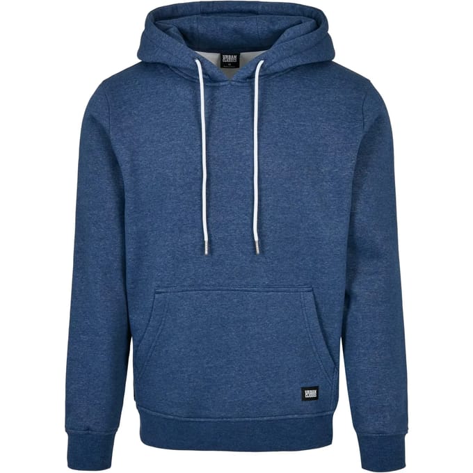 Urban Classics Hoodie/trui -5XL- Basic Melange Blauw