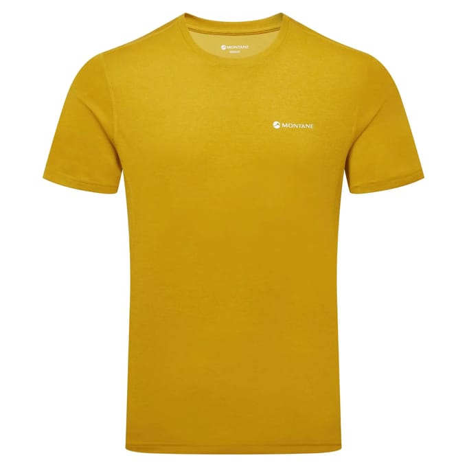 Montane Dart T-shirt Met Korte Mouwen Geel S Man