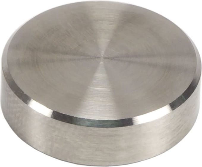 4 stuks - RVS Afdekkapjes voor schroeven - 18mm - Zilver