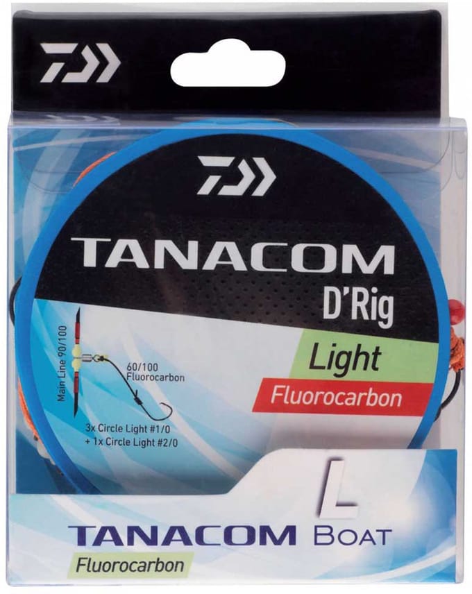 Daiwa Tanacom Light Leider Zwart