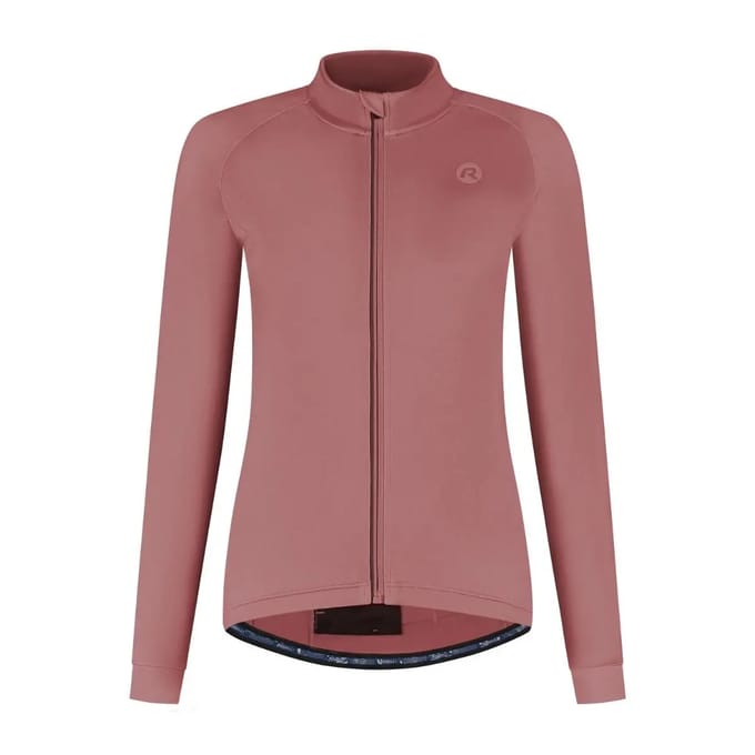 Rogelli Essential II Dames Lange Mouw Fietsshirt - Lange Rits - Roze