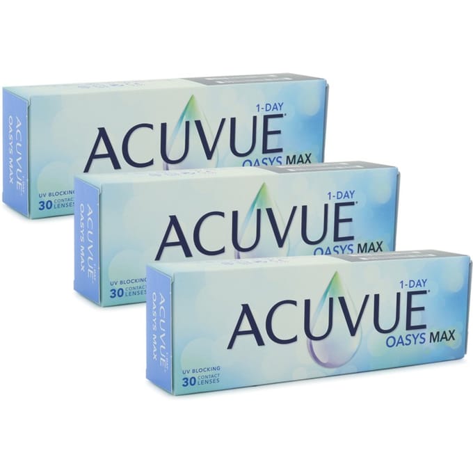 -2.25 - ACUVUE® OASYS MAX 1-Day - 30 pack - Daglenzen - BC 8.50 - Contactlenzen