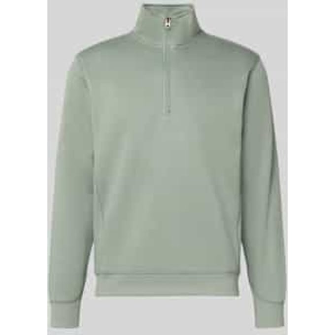 Sweatshirt met opstaande kraag