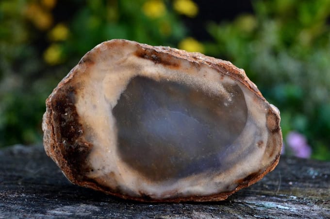 Aangeslepen Chalcedoon uit Turkije - 387 gram