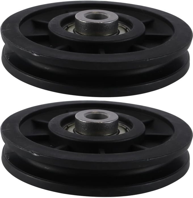 Dailygoods - 2-Pack Robuuste Fitness Katrollen met 10 mm Binnendiameter