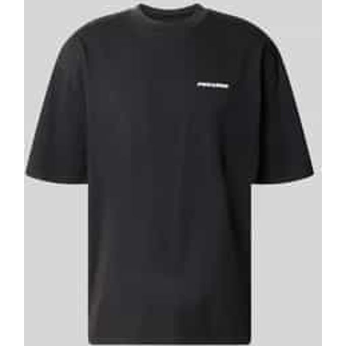 Oversized T-shirt met logo-stitching