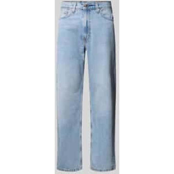 Straight fit jeans met logopatch, model '565 Loose'