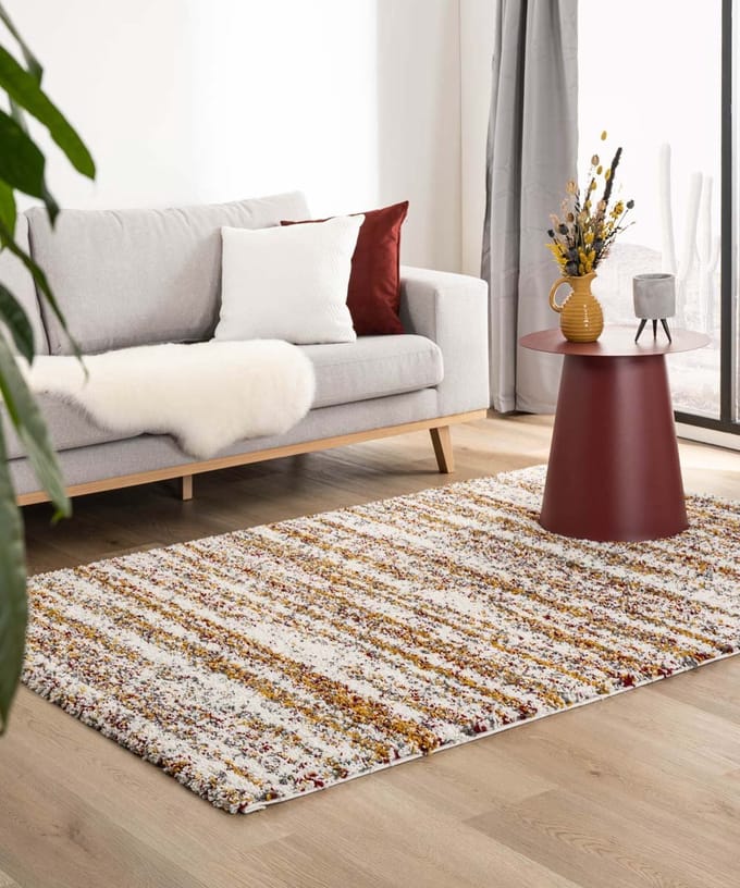 Berber loper - Artisan Essa wit/multi 80x200
