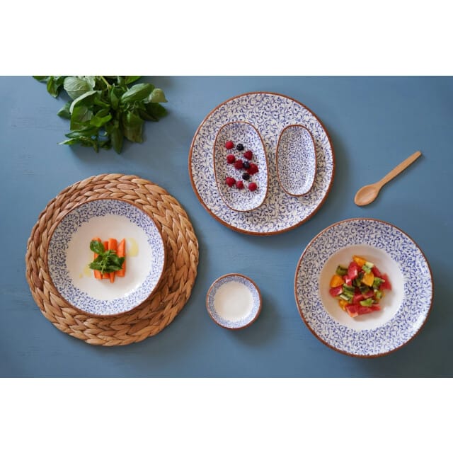 By Bone Dinerbord - Edera - Porselein - 30 cm - set van 6