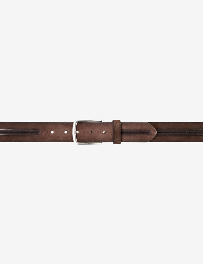 Brax Heren Riem  Style HEREN RIEM brown, donkerbruin, maat 100