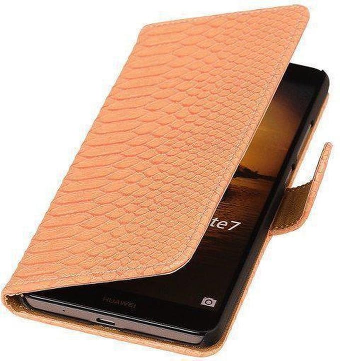 """Slang"" Pink Microsoft Lumia 535 Stand Bookcase Wallet Cover"