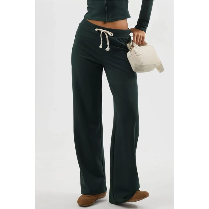 Rechttapsgewijze Sweatpants met Koordjes