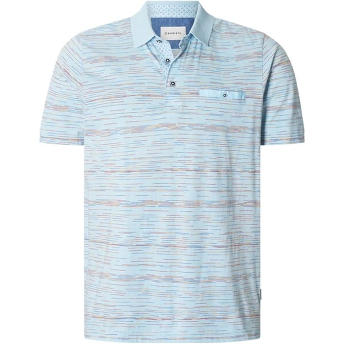 Babista herren Poloshirt - 68/70 - lichtblauw - Plus Size
