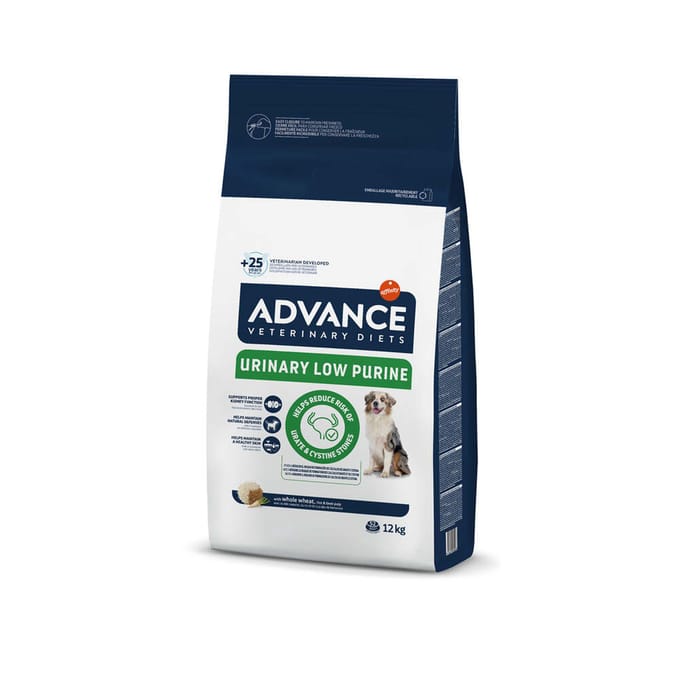Advance Veterinary Diets Urinary Low Purine Hondenvoer - Dubbelpak: 2 x 12 kg