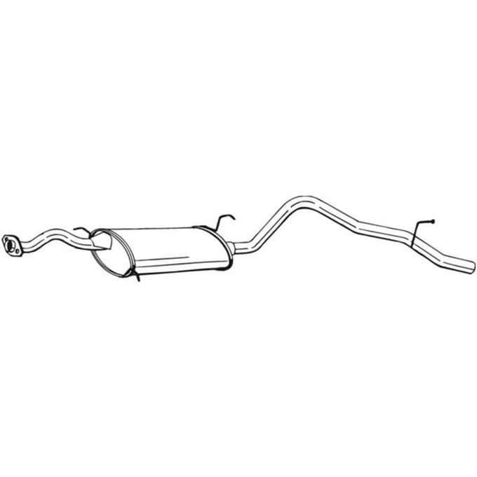 Geluiddemper achter BOSAL 285-027