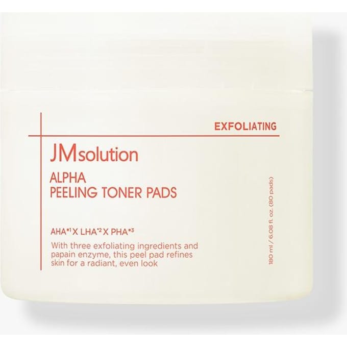 Alpha Peeling Toner Pads 80 ea white