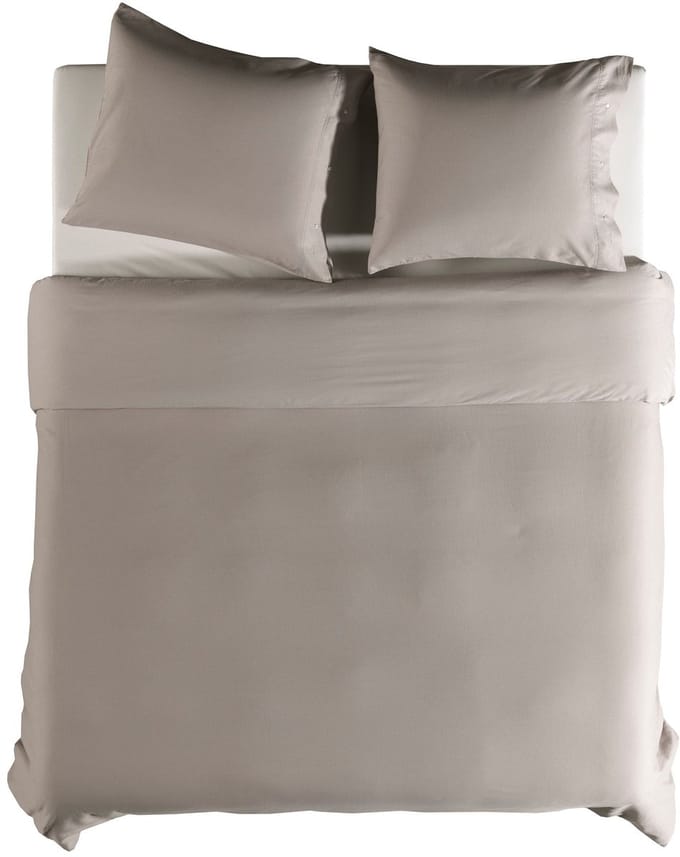 Yellow Cialda Dekbedovertrek - Eenpersoons - 140x200-220 cm - Silver Grey