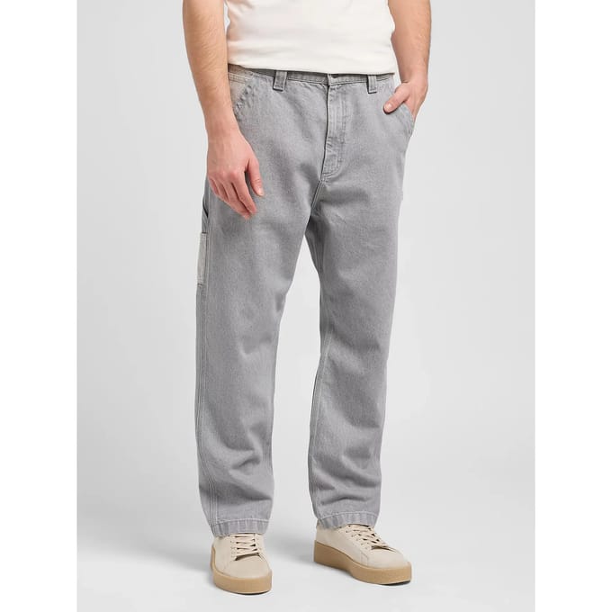 Lee Slouchy Carpenter Relaxed Fit Spijkerbroek Grijs 34 / 32 Man