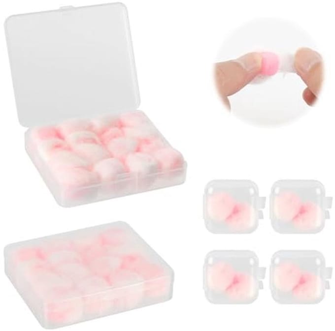Mouldable Wax Earplugs for Noise Reduction and Swimming - 20 Pairs