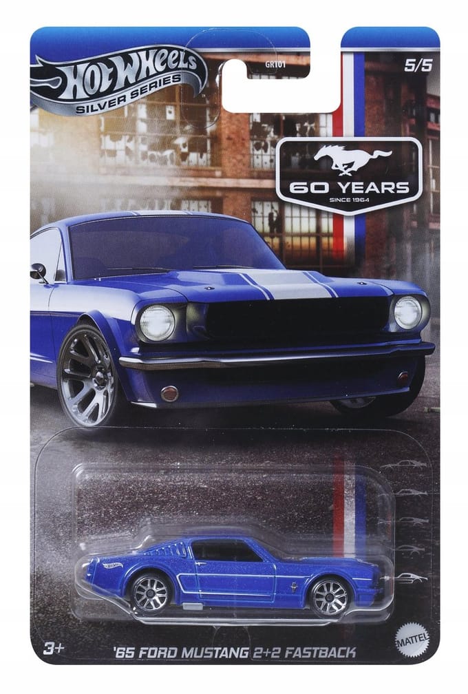 Hot Wheels '65 Ford Mustang Fastback 1:64 - 60e verjaardag