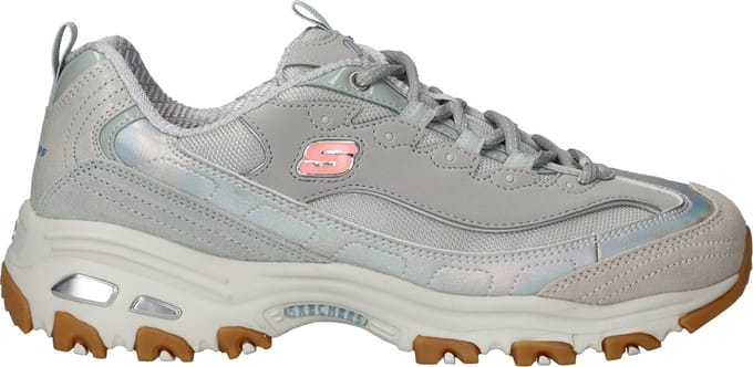Skechers D Lites Sneakers - Dames - Grijs