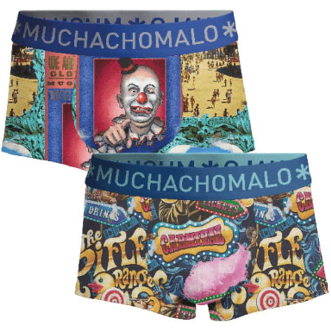 Muchachomalo Heren Trunks - 2 Pack - Maat M - 95% Katoen - Mannen Onderbroek