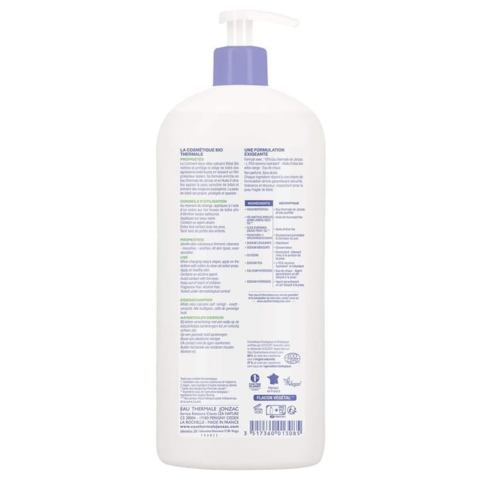 Jonzac Bébé Bio Zalf Oléo-Calcaire Doux Nettoyant Luik 1000 Balsem