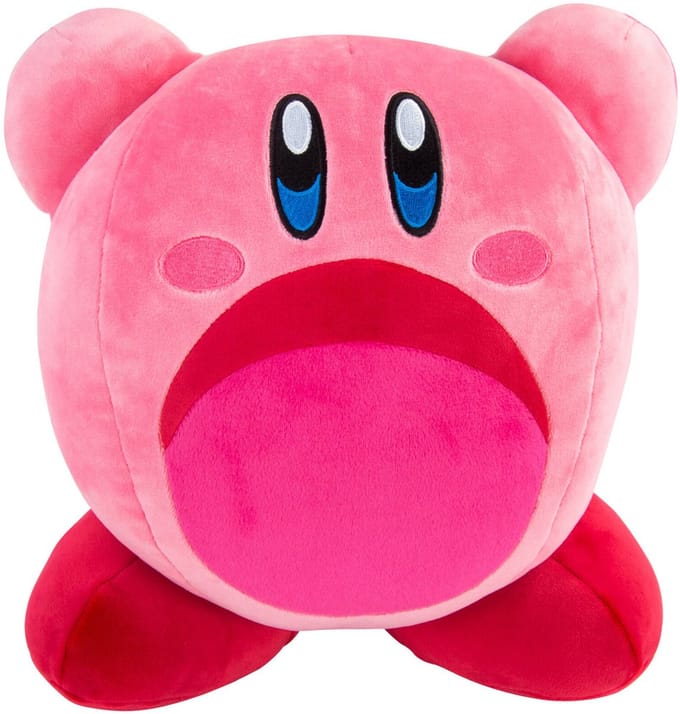 Tomy Kirby Mocchi-Mocchi Mega Knuffel Figure Inhaling Kirby 33 cm Knuffeles