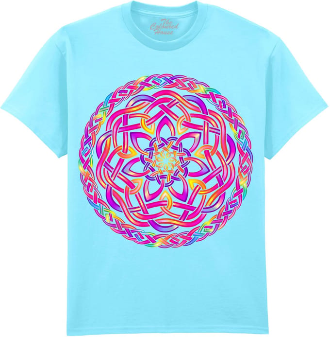 Tropical Celtic Knot The Coloured House T-shirt M
