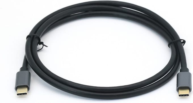 USB-kabel 1 meter USB 3.2 Gen 1 (3.1 Gen 1) USB C Zwart