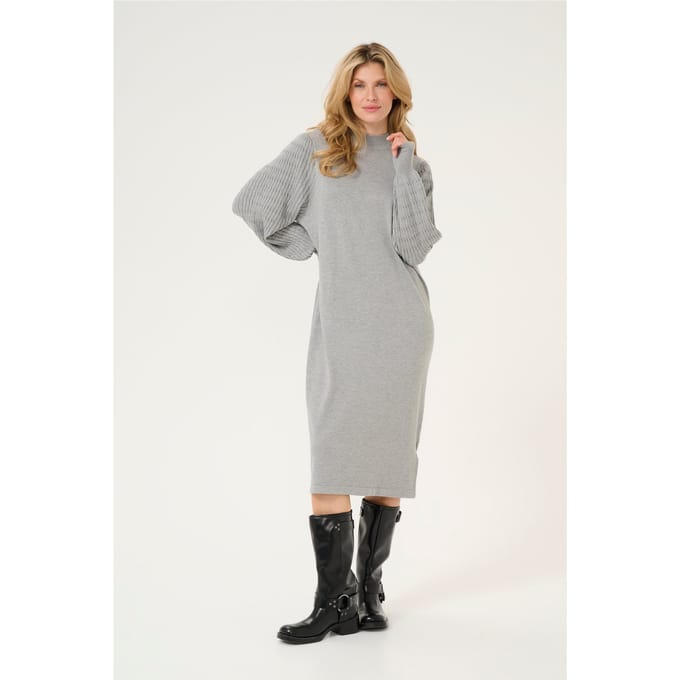 Kaffe KAnanna Knit Dress Dames Jurk - Maat M