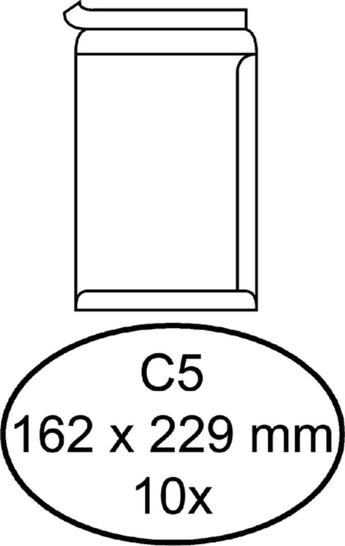 Akte Envelop C5 Wit (158158)