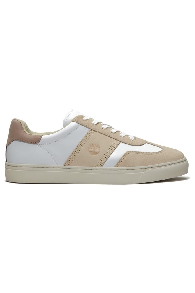 Timberland Low Lace Up Sneaker White Maat: 45 | Sneakers Outlet | Heren | Beige