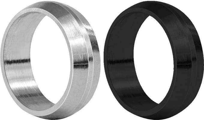 Harrows Pyramid Rings - Shaft Ringen Zilver
