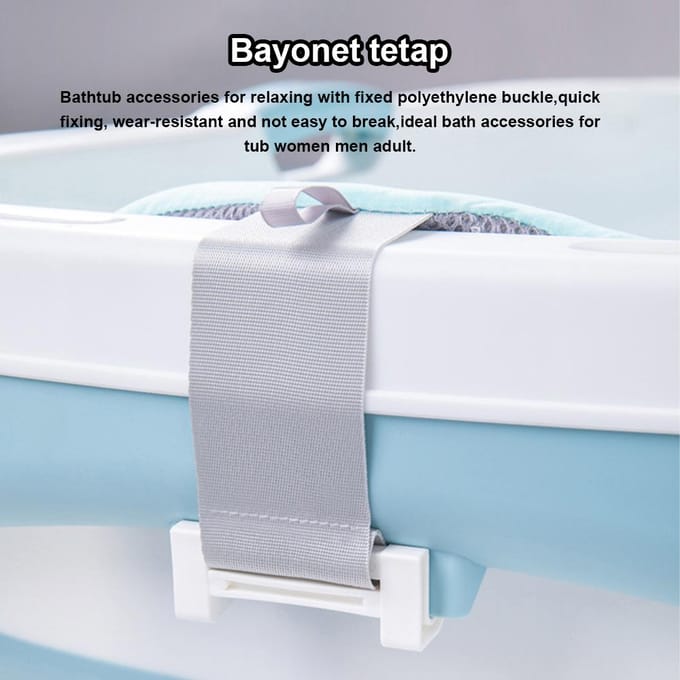 Oreiller de baignoire complet pour le bain, soutien du cou et du dos, oreiller de bain, appui-tête bleu