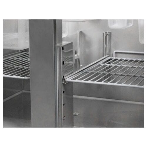 GGM Gastro Kühltisch PREMIUM - 1370x700mm - mit 3 Glastüren