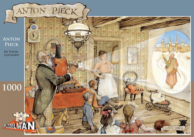 Puzzelman legpuzzel Anton Pieck De Toverlantaarn 1000 stukjes puzzel.