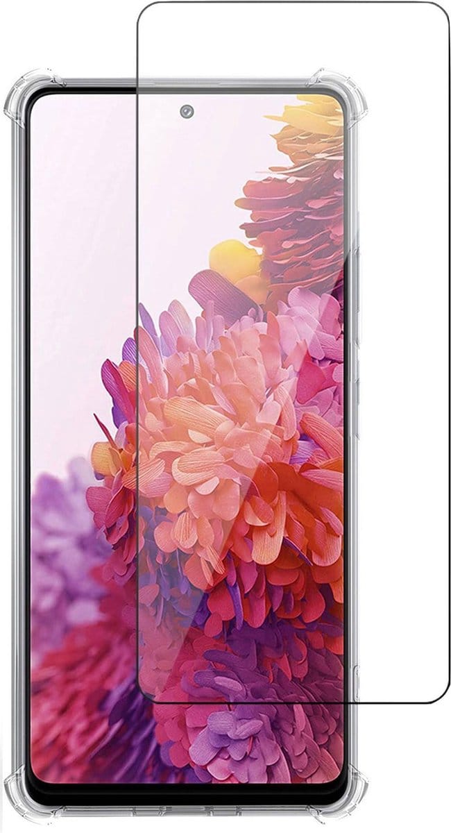 Screenprotector geschikt voor Samsung Galaxy S20 FE - Beschermglas Screen Protector Glas