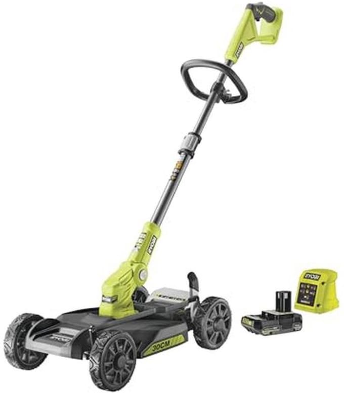 3-in-1 Trimmer en Grastrimmer 18 Volt - Mulching en Accu 2,0 Ah - Ø30 cm