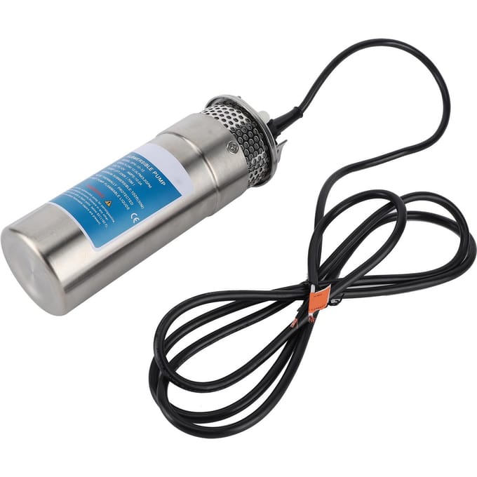 12V 120W Zonne-onderwaterpomp 12. 0 l/min, 3,2 g/min debiet, 70 meter opvoerhoogte voor irrigatie van vee op de boerderij